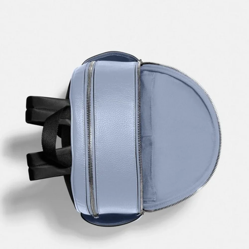 COACH Court Backpack Color: Silver/TWILIGHT - Picture 3 of 4